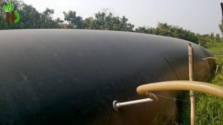 bạt nhựa chống thấm HDPE lót hầm biogas 2