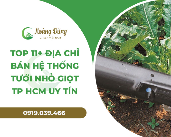 Top 11+ địa chỉ bán hệ thống tưới nhỏ giọt TP HCM uy tín