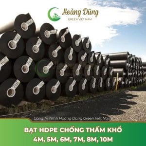 Bạt HDPE chống thấm khổ 4m 5m 6m 7m