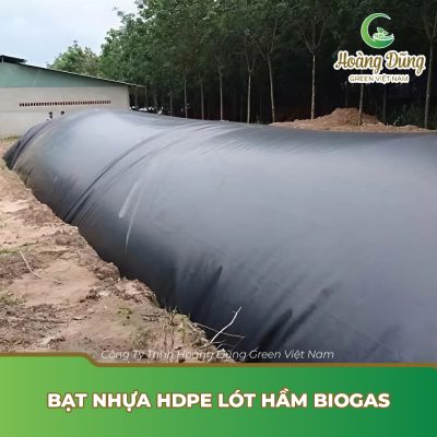 Bạt nhựa HDPE lót hầm Biogas