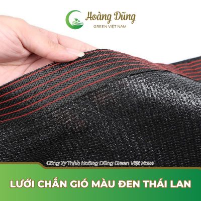 Lưới chắn gió màu đen Thái Lan