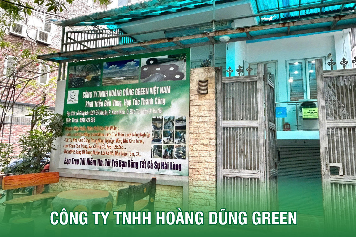 Hoàng Dũng Gree là địa điểm bán bạt HDPE màu xanh uy tín