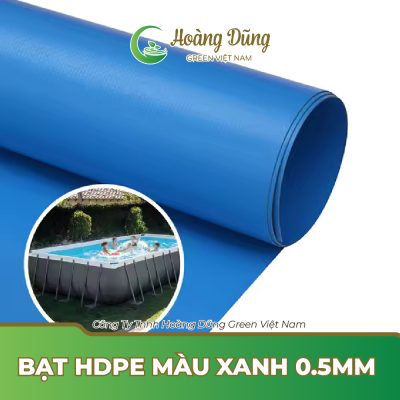 Bạt HDPE màu xanh 0.5mm